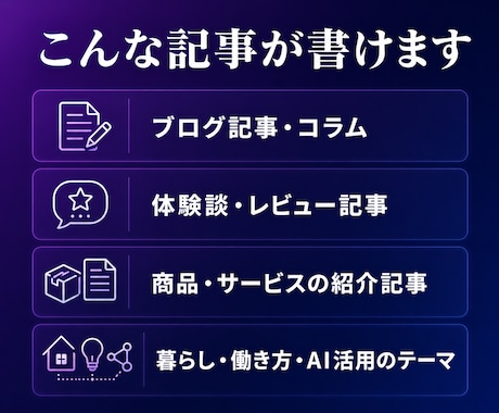 AIを活用して、読まれる記事・ブログを執筆します 実務で200本超｜情報収集から執筆まで・最終チェックは人力で イメージ2