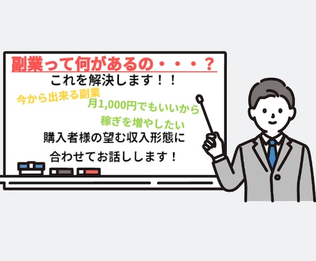 副業超初心者のために色んなアドバイスをします 色々経験したから話せる副業のお話を共有致します！ イメージ1