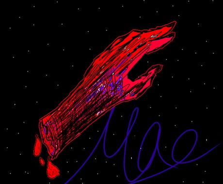ダークな手が得意で色んなイラスト、アイコン描きます 絵の道に進みたい普通の男子高校生が描きます！ イメージ1