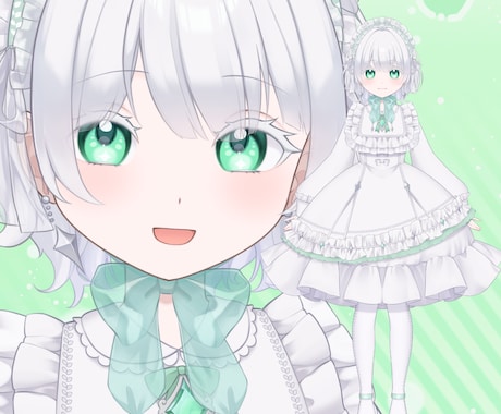 かわいくキレイなLive2D用イラスト描きます イメージ1