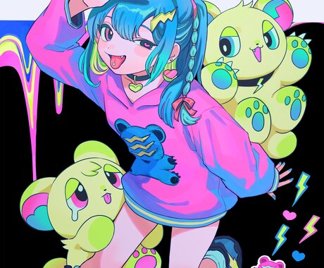 ご希望のイラストをお描きします アイコン、立ち絵、一枚絵などご対応いたします！ イメージ1