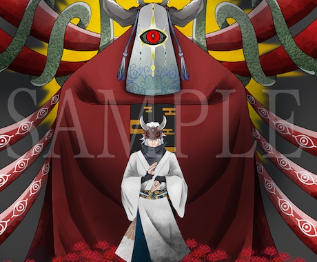 はっきりした線画でイラスト作成いたします 動画のサムネや立ち絵、アイコン等にどうぞ！ イメージ2