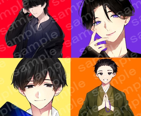 ツイXやYouTubeに使えるイラスト作成します イメージ1