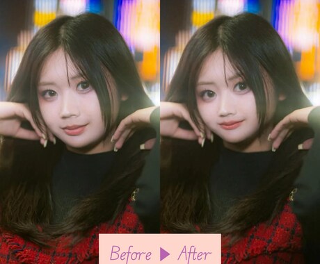 ナチュラル盛れ | 顔写真を美しく加工します 自然で美しい仕上がり♪目的に合わせた丁寧な加工♪ イメージ2