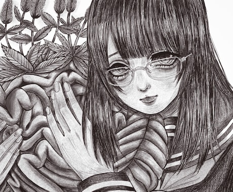 目を引く1枚絵描きます アイコン、夢絵、商用利用、なんでも可！ イメージ2