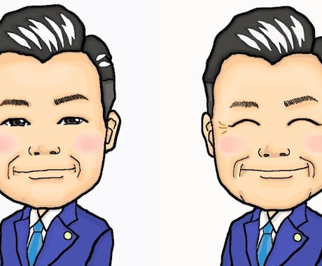 アイコン・SNSイラスト似顔絵描きます 満足していただける素敵な似顔絵を作成します イメージ2