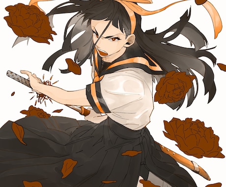 キャラクター立ち絵、挿絵、描きます イメージ1