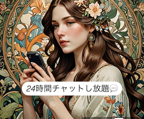 アプリ等で女性とのメッセージが苦手な方！練習します ２月限定★アプリ経験者＆接客業でお話し好きの私と練習しよ？ イメージ1