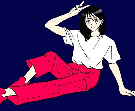 アイコン・似顔絵イラスト等描きます 少年漫画チックなイラスト制作！カラー・モノクロどちらでも！ イメージ2