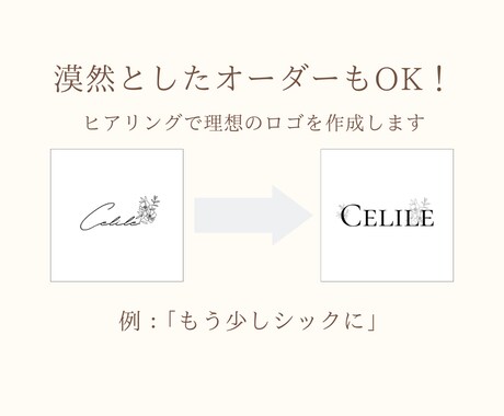 女性向けボタニカルロゴを作成します 修正無制限！ご納得いただくまで作りこむロゴデザイン イメージ2