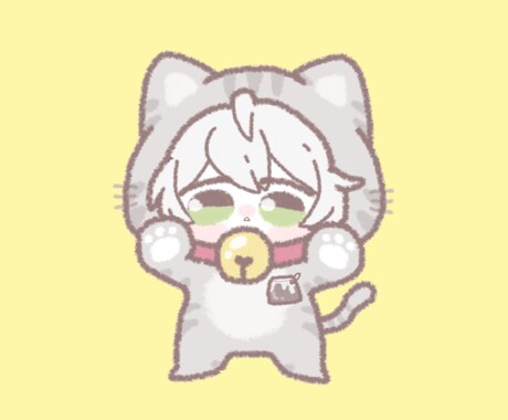最短即日！ゆるっとミニキャラ作成します 1000円で描きます！ペア画やSNSのアイコンにぜひ！ イメージ1