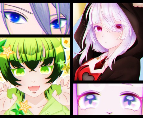 SNS用アイコン、TRPG立ち絵など、お描きします 丁寧な線画のイラスト、お描きします！ イメージ1