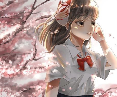 イメージ通りのイラストを高クオリティでお描きします 色彩豊かで透明感溢れるアニメ調タッチで頭の中をそのまま絵に！ イメージ1