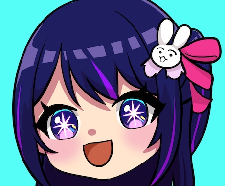アニメ調で可愛いあなただけのアイコン描きます 格安にてご案内させていただきます イメージ2