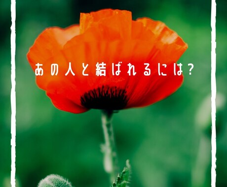 秘密の恋の行方♡二人のご縁＊出会った意味鑑定します 今、あの人は私のｺﾄ好きですか？YES/NOキッチリ鑑定！ イメージ1