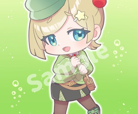 ゆるくてかわいいSDキャライラスト描きます グッズやスタンプ、サムネイル等幅広く対応致します！ イメージ2