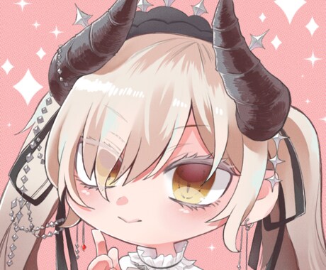 SNSアイコン、デフォルメイラスト描きます イメージ1