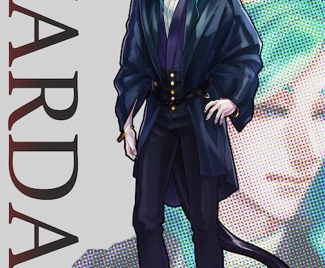 大切なオリジナルキャラの立ち絵、制作いたします Live2D向けパーツ分けオプションあります！ イメージ1