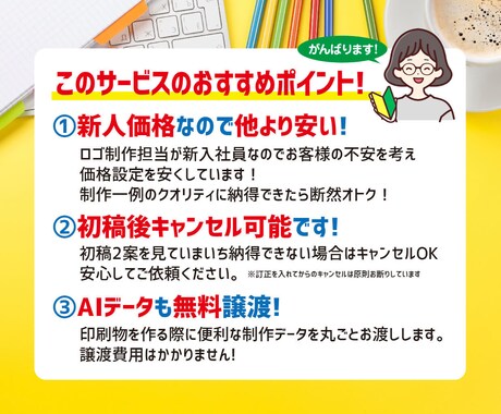 お金をかけずに！プロデザイナーがロゴを作ります 修正無制限・著作権譲渡・aiデータ納品・キャンセル保証 イメージ2