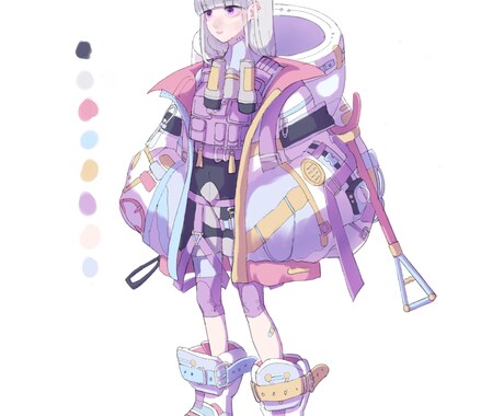 キャラクターデザインからVRM化まで承ります Vtuberになりたい方、ゲームのキャラクターなどにおすすめ イメージ2