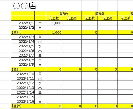 面倒な売上データ入力承ります イメージ1