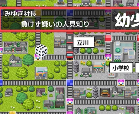 桃鉄風のプロフィールムービー作ります 結婚式で盛り上がるゲーム風演出を丁寧なヒアリングと編集で。 イメージ2