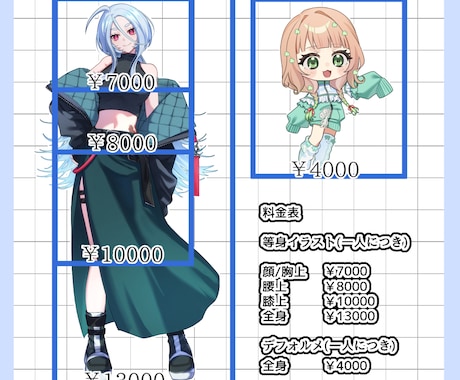 創作・配信活動向けイラスト制作します 空気感や感情表現を大切にしています イメージ2