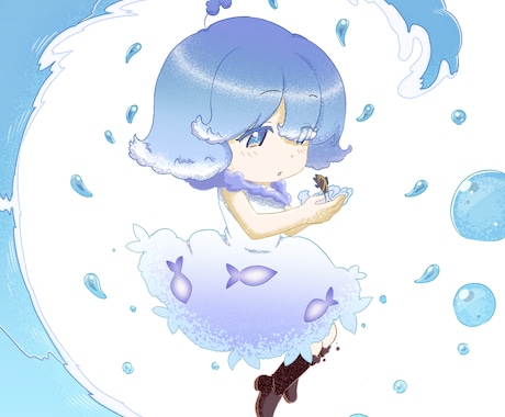 リッチなSNSアイコン作成します りっちなほわほわ女の子をアイコンにして皆にアピールしよう イメージ2