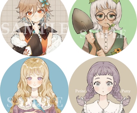 おしゃれでかわいいイラストアイコン作成します SNS映えするあなただけのイラストアイコンお任せ下さい！ イメージ1