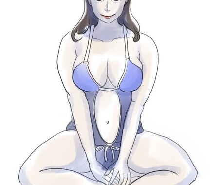 主に人物などの制作をします 雰囲気のある魅力的な女性などの絵 イメージ2