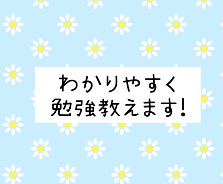 分からない問題を一緒に考え、解説します 塾よりも分かりやすく教えます! イメージ1