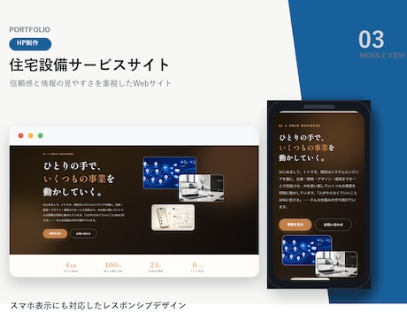 ホームページ制作します スマホ対応で見やすく制作します イメージ2
