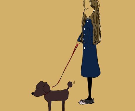 お洒落な女の子のイラストを描きます オシャレでゆるくて個性豊かな女の子を。 イメージ2