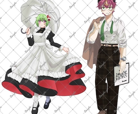あなただけのキャラクターの立ち絵描きます 世界観にあったキャラクターの立ち絵を描きます！ イメージ2