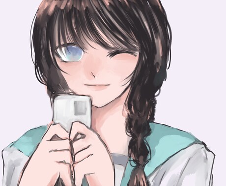 SNSのアイコンイラスト描きます かわいい女の子、男の子のアイコンを描きます！ イメージ2