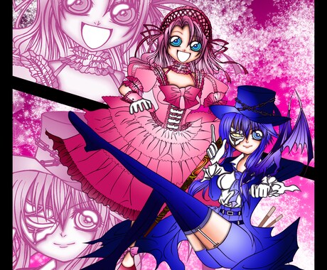 イラスト・女性キャラクターを中心に描いています イメージ1