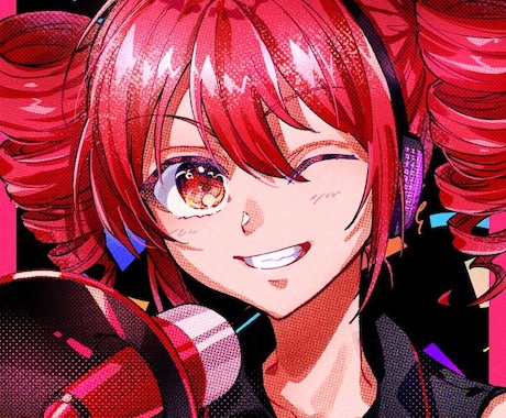 顔アップイラスト制作します 用途は自由！SNSアイコンやヘッダーに イメージ2