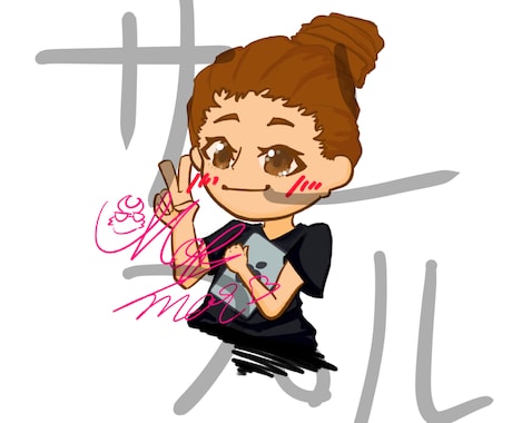 Twitter/LINEなどのアイコン描きます アイコンでも自己紹介!あなたの個性やお仕事をアイコンにします イメージ1