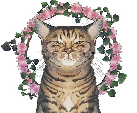 毛並みや表情まで丁寧に描き込みます イメージ1