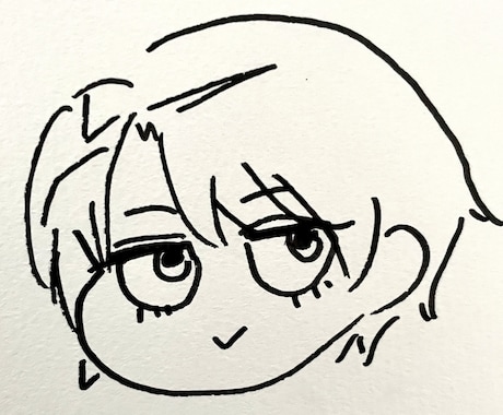 お試し用⭐︎めちゃラフ！な似顔絵描きます ゆるくてラフな似顔絵をお試ししてみたい方向けの似顔絵です。 イメージ1