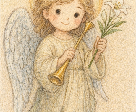 Gabrielイラストとメッセージをお伝えします ガブリエル⭐︎大好評⭐︎ハンドメイドのイラスト＆メッセージ イメージ1