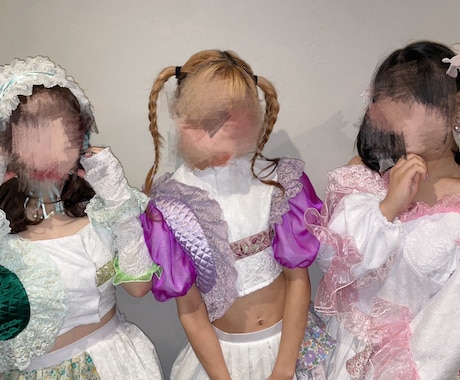 アイドル衣装・コンカフェ衣装を製作します 袖を通すだけで気分が上がる、そんな可愛いお衣装を作ります イメージ2