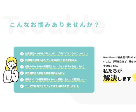 WordPressの機能追加やカスタマイズします 会員制/決済/多言語/マルチサイト/カスタム投稿等に対応 イメージ2