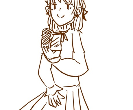 オシャレな手描きイラスト作成します 女性向けのオシャレな手描きイラストを承ります イメージ2