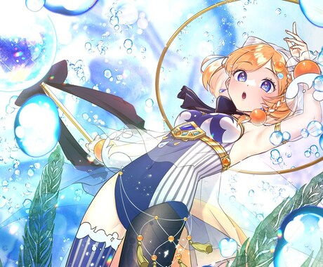 キャラ立ち絵・一枚絵を制作致します 貴方のこだわりをイラストに表現！複数案提示いたします◎ イメージ1