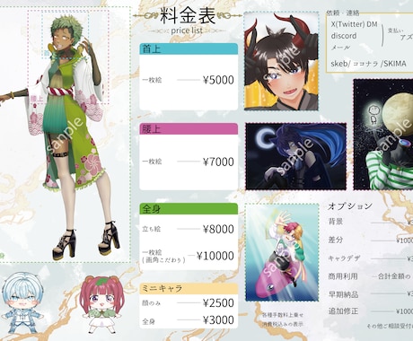 Vtuberさんの一枚絵イラスト描きます 活動中でもVtuber準備中の方でもOK！ イメージ1