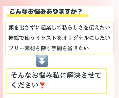 起業で顔出し無しで差別化するためのイラスト描きます あなたらしさを全面に・完全オーダーメイドで差別化を！ イメージ2