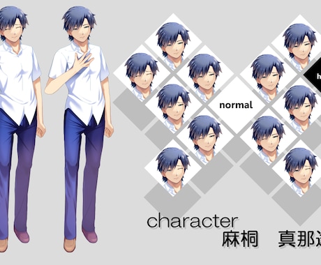 アニメ・ゲーム風イラスト描きます カッコいい男性キャラクターが得意です イメージ2