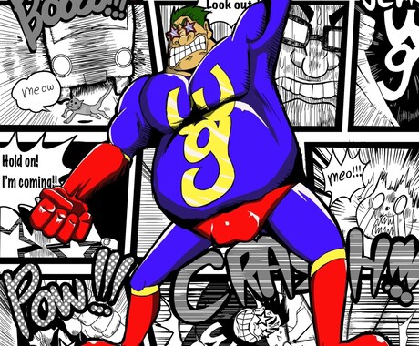 ご希望のイラストを作成します アメコミ風やオリジナリティ溢れるタッチで承ります！ イメージ2