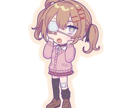 グッズ等に使えるデフォルメイラストを描きます オリジナルキャラクターのかわいいグッズを作りたい方へ イメージ2
